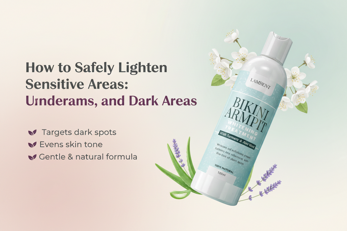 How to Safely Lighten Sensitive Areas: Bikini, Underarms, and Dark Areas