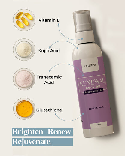 Renewal Body Oil – Nourish, Lighten & Glow from Head to Toe