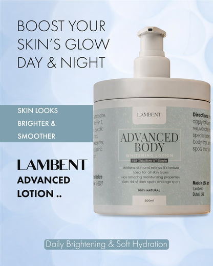 Advanced Body Lightening Lotion – Glutathione Formula for Smooth, Even-Toned Skin