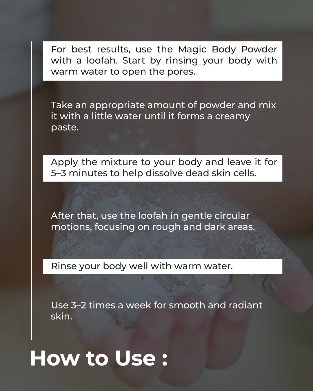 Magic Powder Wash