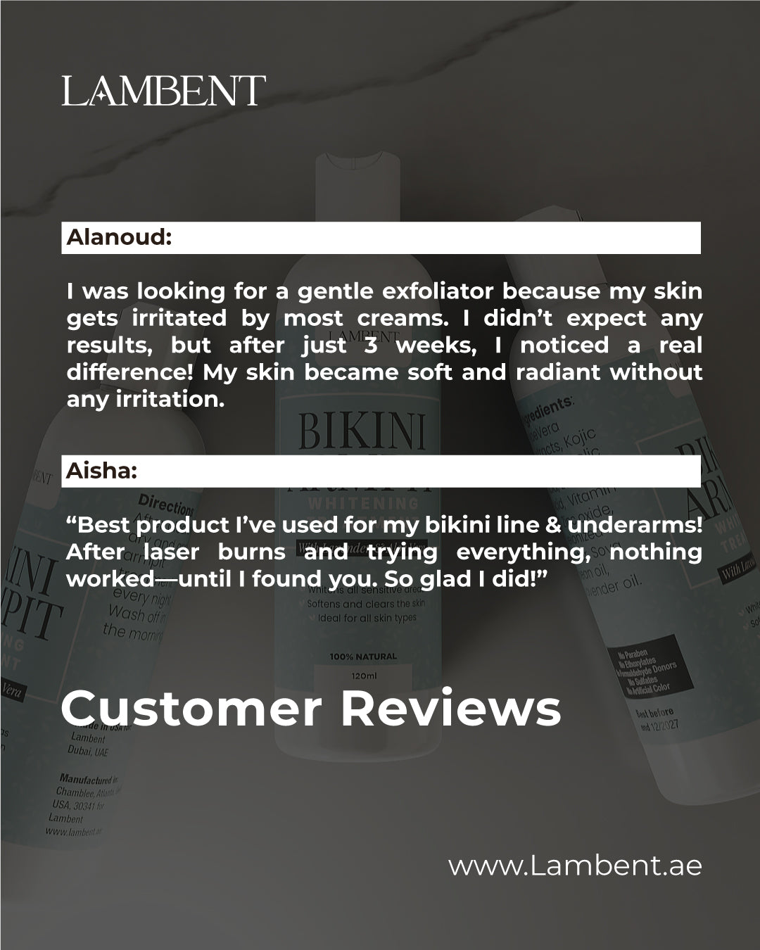 Bikini Armpit Whitening Treatment customer reviews