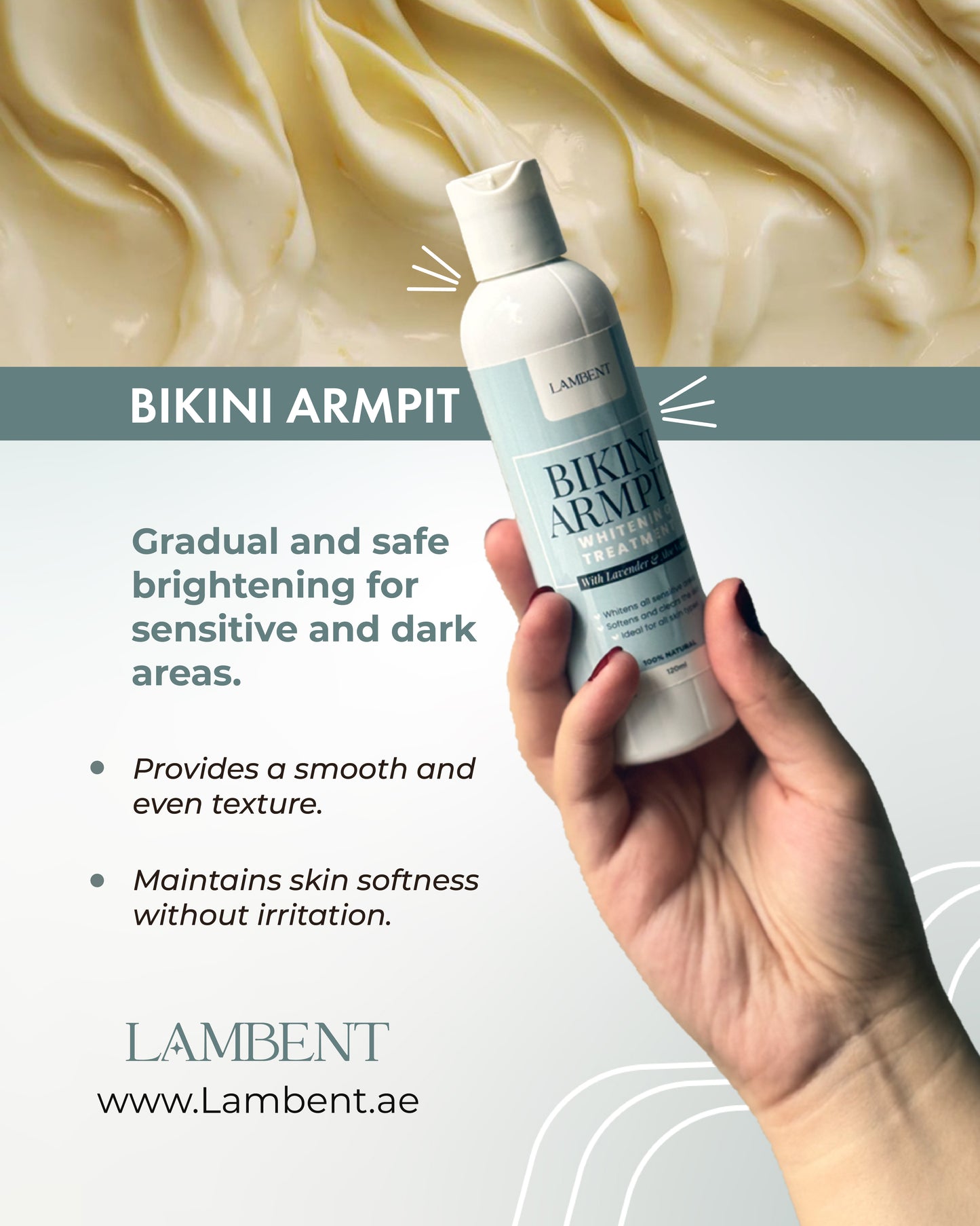 Bikini Area & Underarm Lightening Cream – Intimate Area Care That Works