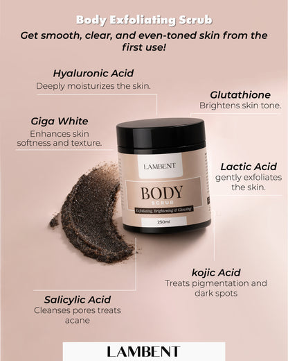 Brightening Body Scrub – Exfoliate, Lighten & Reveal Glowing Smooth Skin