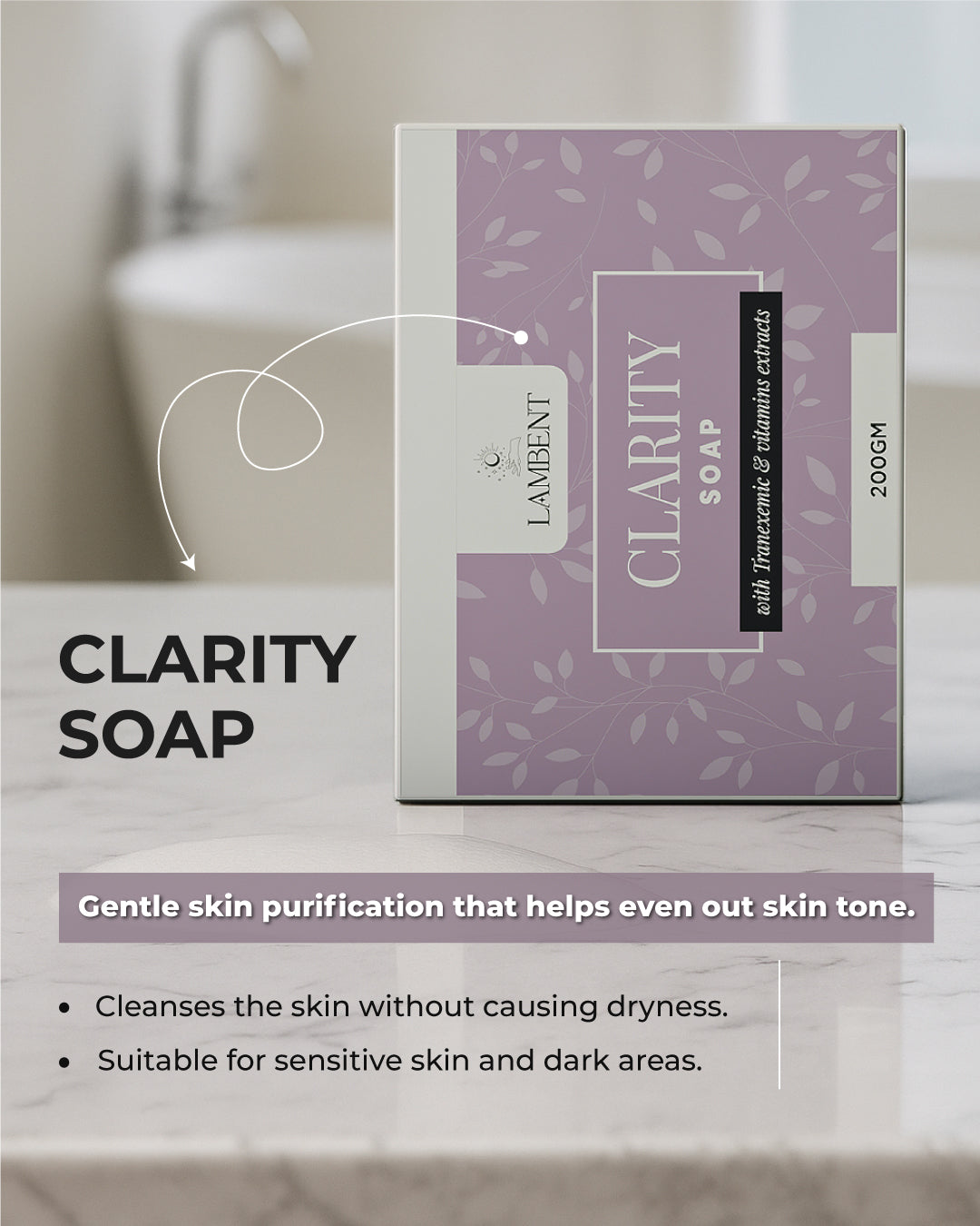 Clarity Soap – Retinol-Enriched Skin Tone Evening Soap for Dark Spots & Acne
