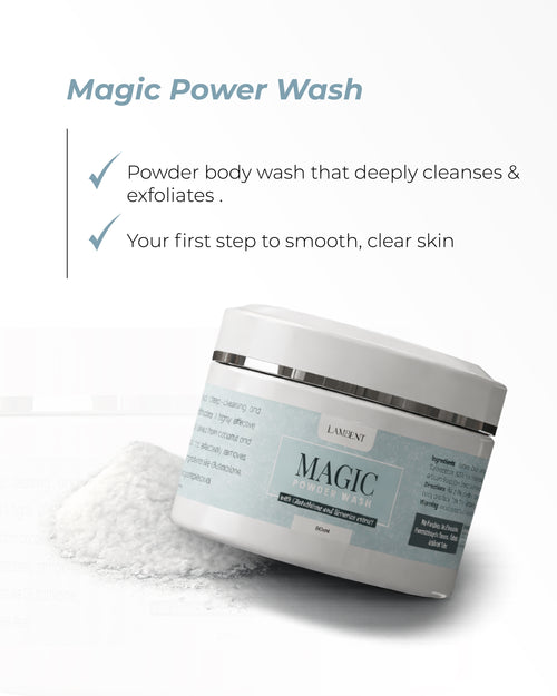 Magic Powder Wash – Gentle Body Lightening for Smooth, Glowing Skin