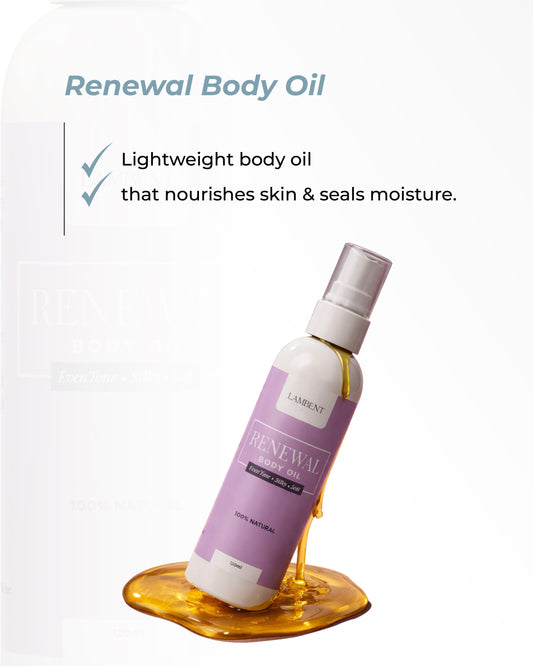Renewal Body Oil – Nourish, Lighten & Glow from Head to Toe