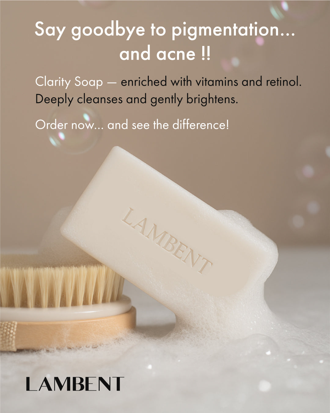 Clarity Soap – Retinol-Enriched Skin Tone Evening Soap for Dark Spots & Acne